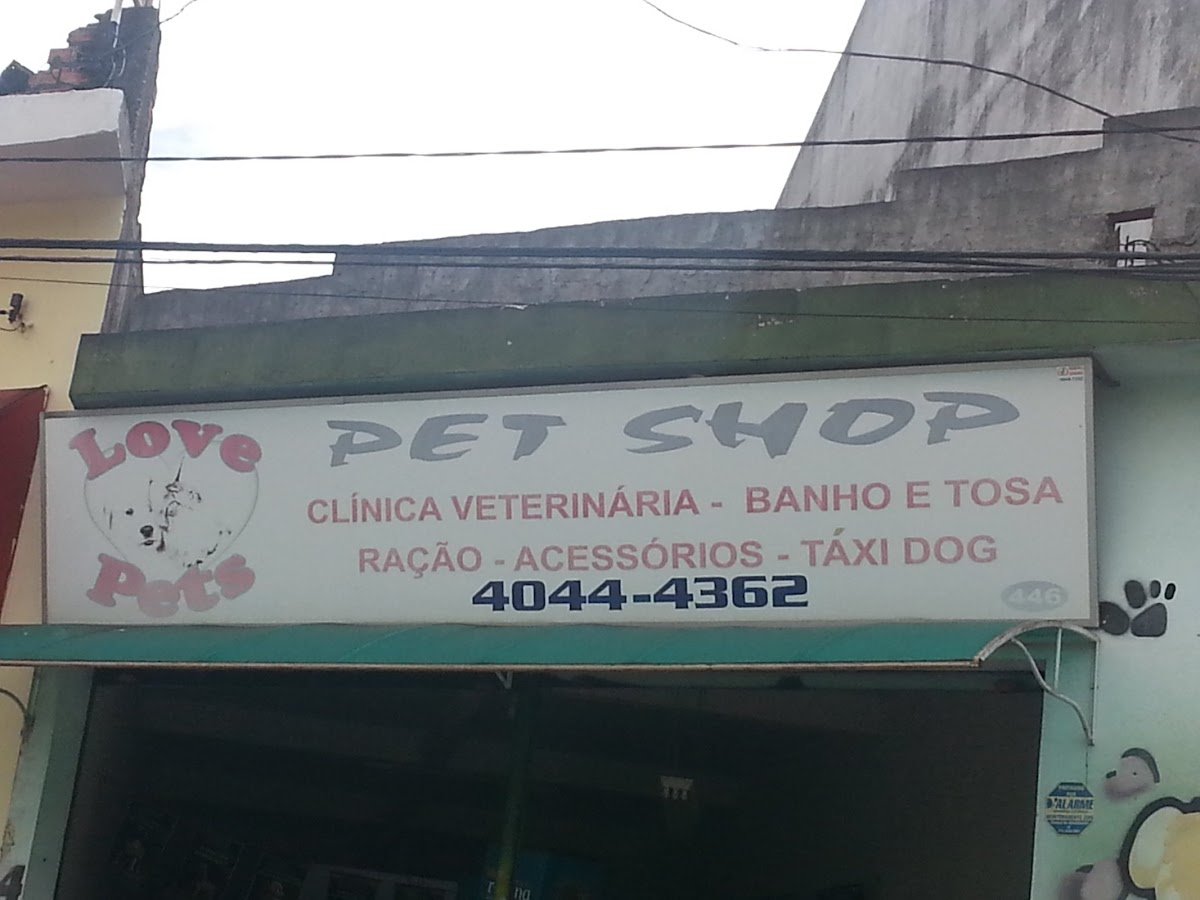 Love Pets Clinica Veterinária Pet Shop com Banho e tosa