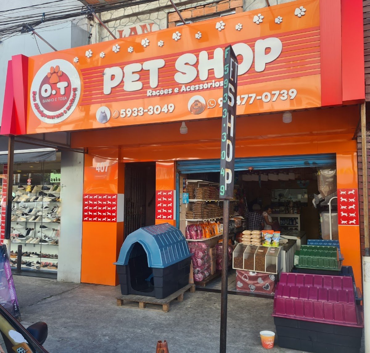 O.T Pet Shop - Banho e Tosa