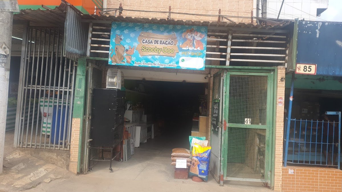 Casa de ração scooBy-Doo pet shop