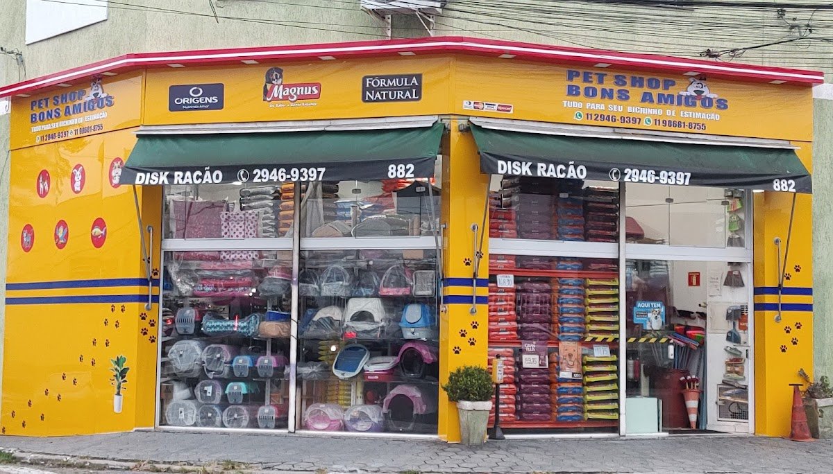 Pet Shop Bons Amigos - Rações-Petiscos-Farmácia Veterinária Pets-Caminhas Pets Acessórios Pets- Acessórios Pets