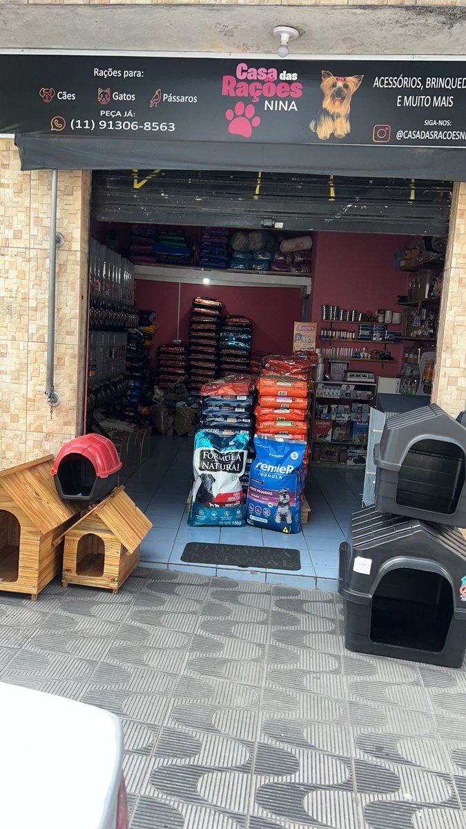 Casa De Ração Nina Pet