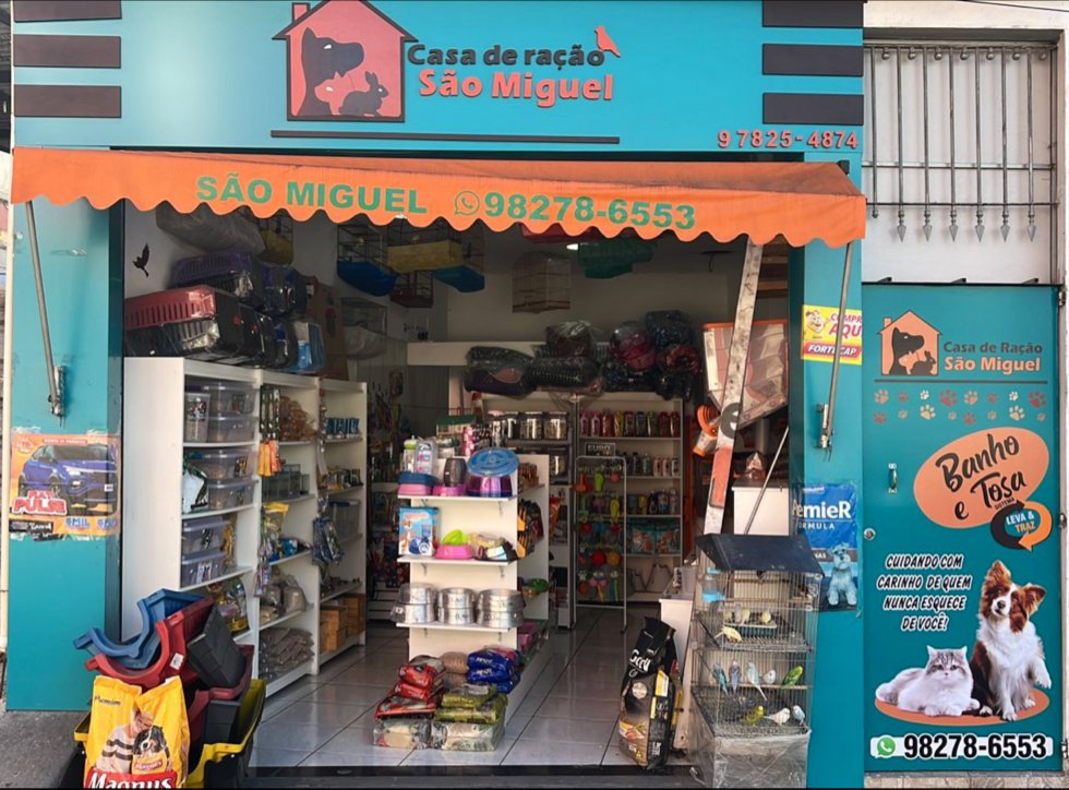 CASA DE RAÇÃO E PET SHOP SÃO MIGUEL