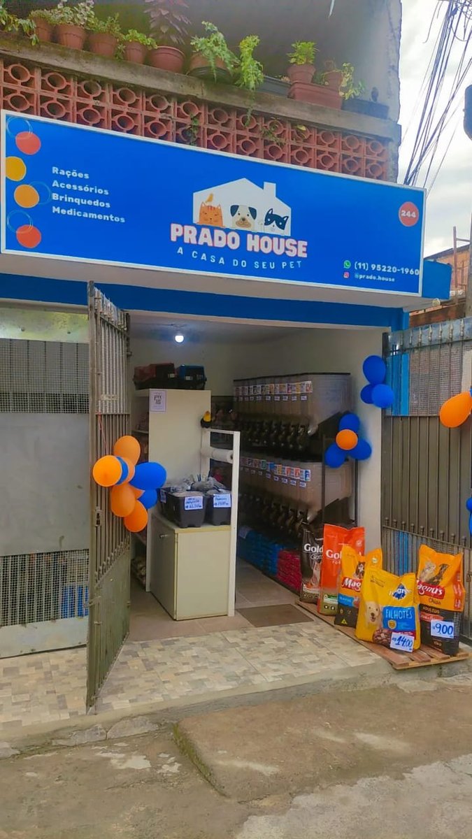 Prado House - Casa de Ração e Banho e Tosa(Jardim Valquíria)