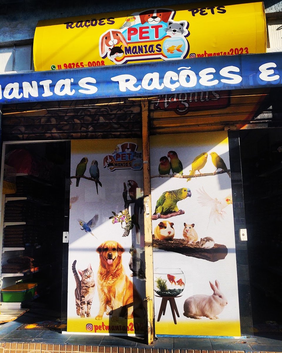 Pet Mania's - Banho e tosa, acessórios e Petshop