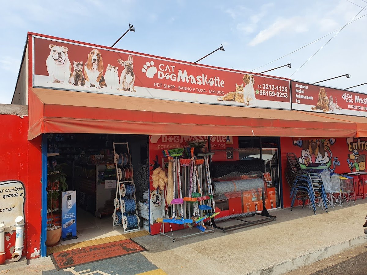 Casa de Rações Cat Dog Maskotte