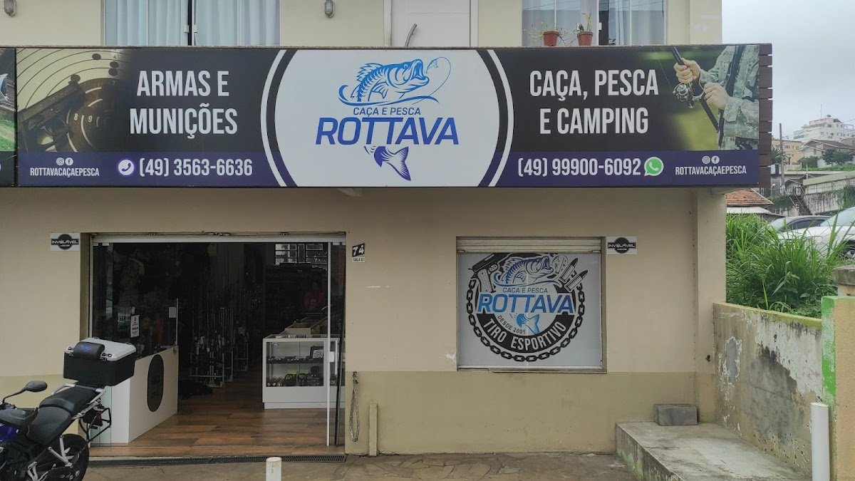 Rottava Caça e Pesca - Armas de Fogo e Munições