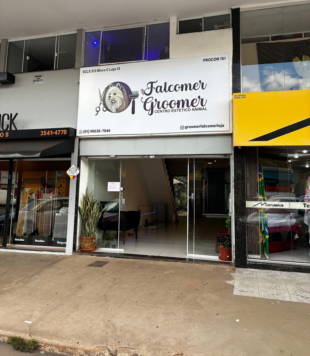 Falcomer Groomer- Centro Estético Animal Banho e Tosa I Pet Spa I Asa Sul