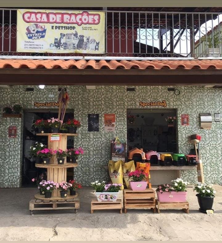 Casa de rações Estrela pet